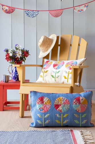 Tilda Patchwork Stoff Baumwolle - Jubilee - Farm Flowers Mustard